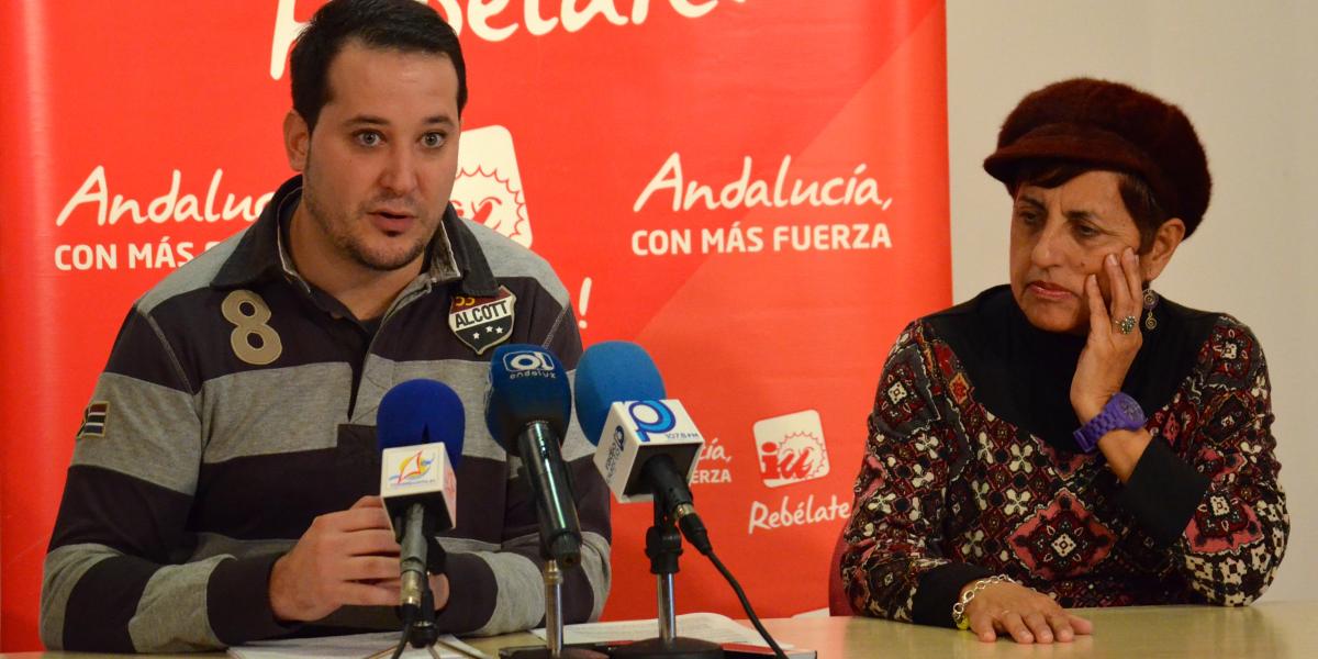 Rueda de prensa de Izquierda Unida