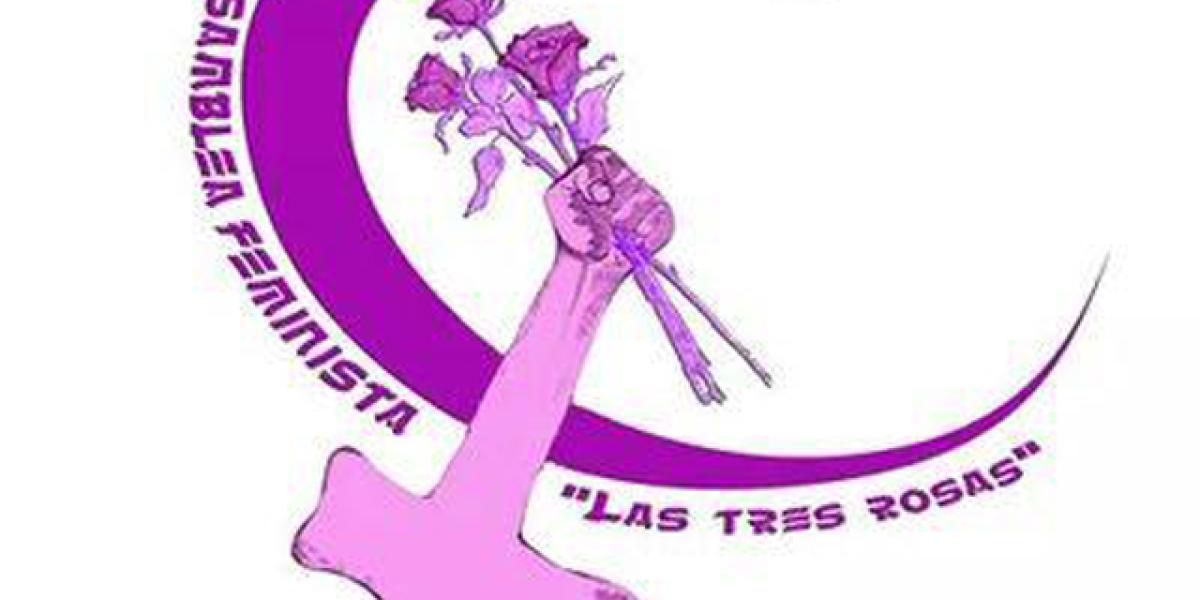 Logotipo de la Asamblea Feminista las 3 Rosas.