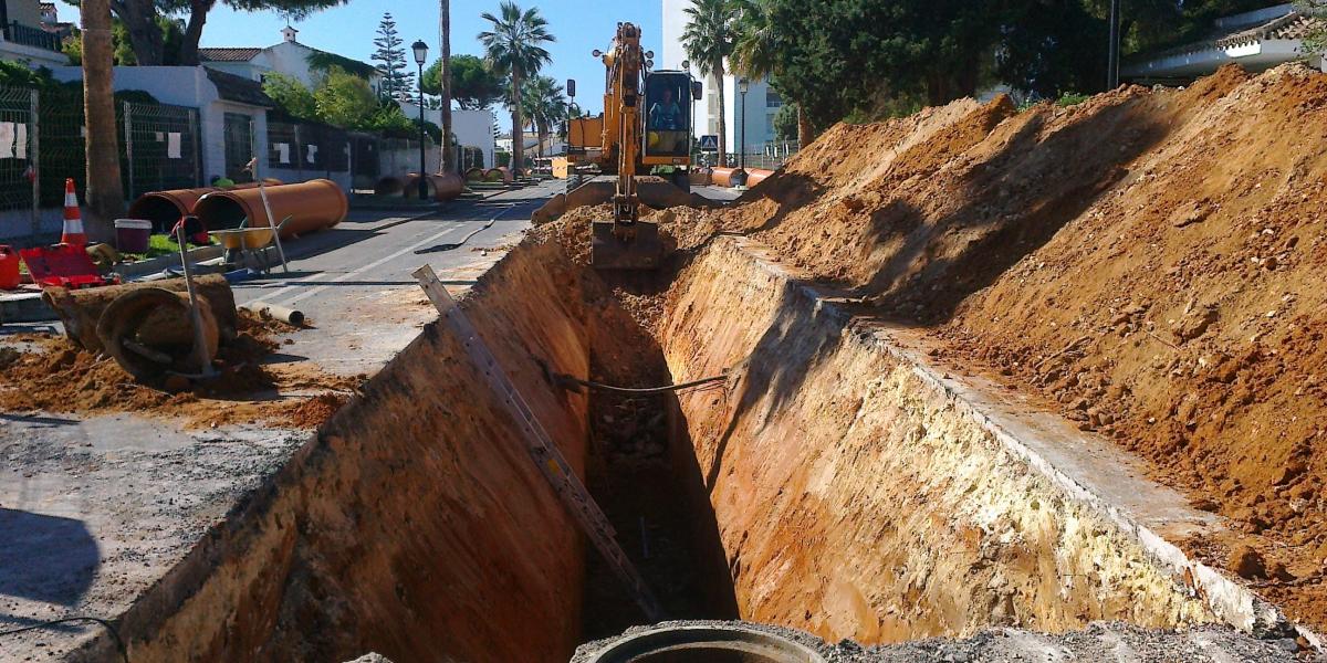 Colector de Apemsa en la avenida Eduardo y Felipe Osborne.