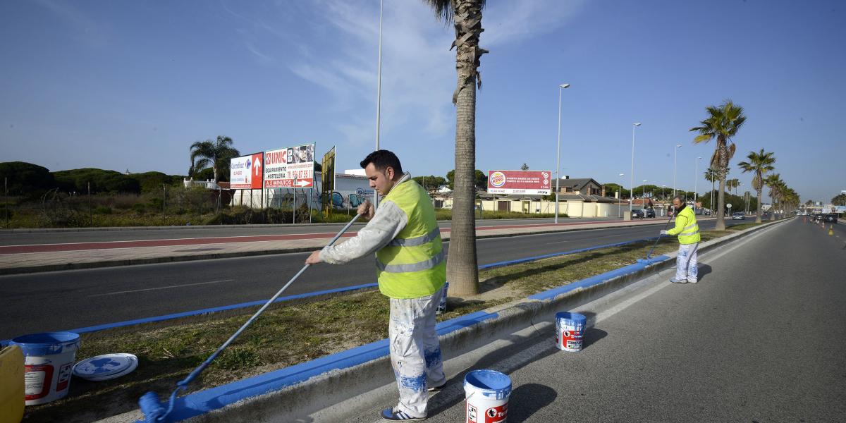Pintado de la Avenida Rey Felipe VI