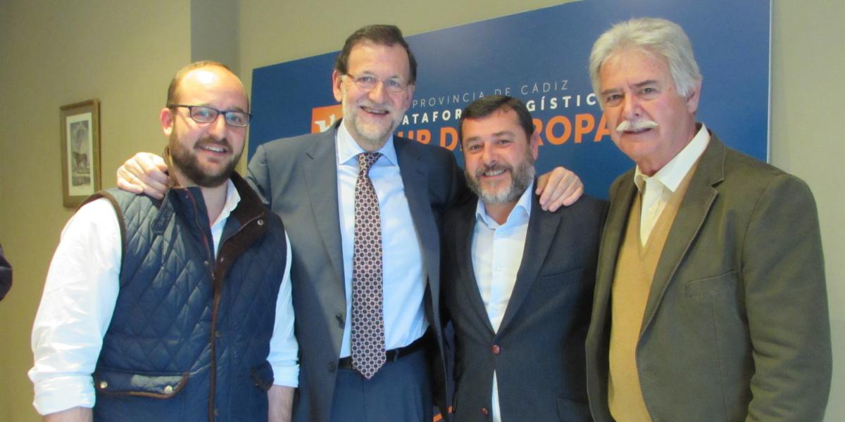 Encuentro entre Mariano Rajoy y Alfonso Candón
