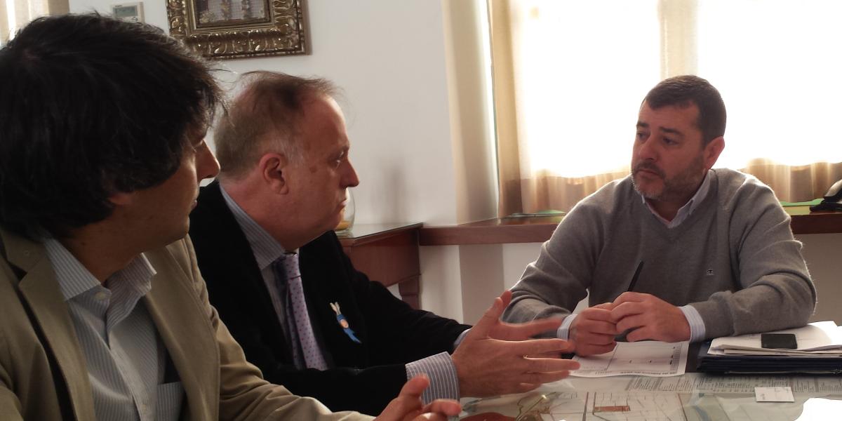 Encuentro entre Candón y los representantes de la Fundación THAO