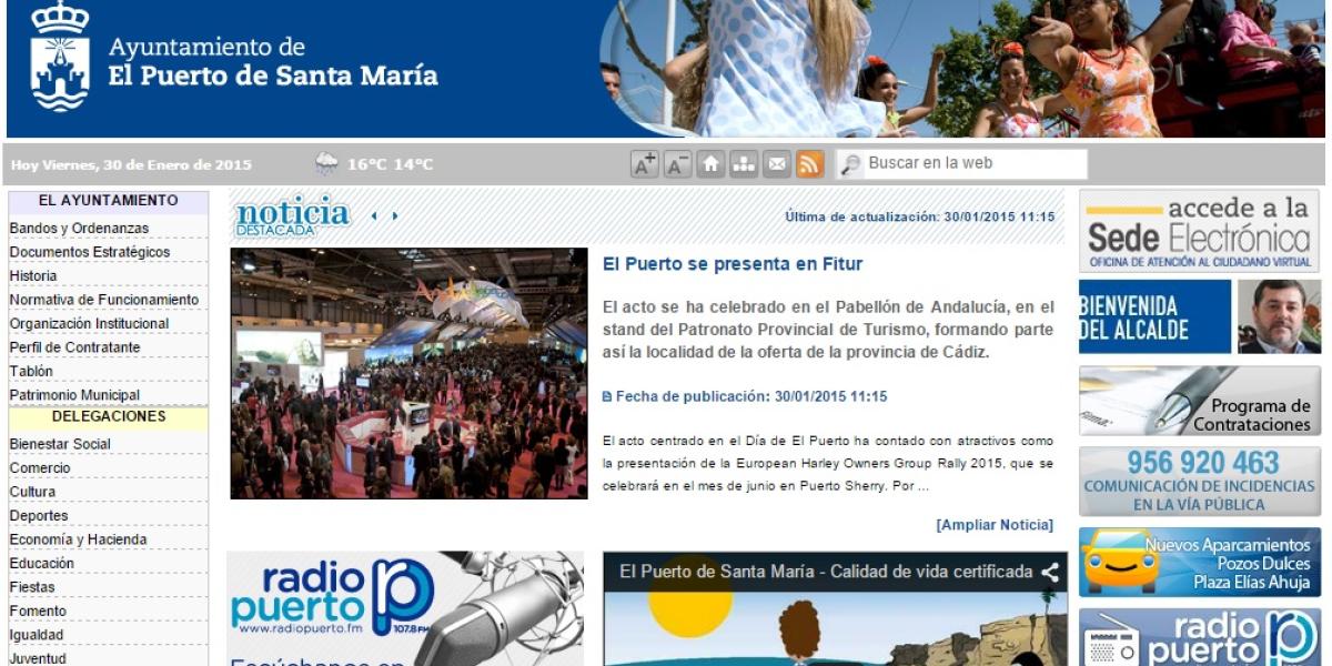 Web Municipal de El Puerto