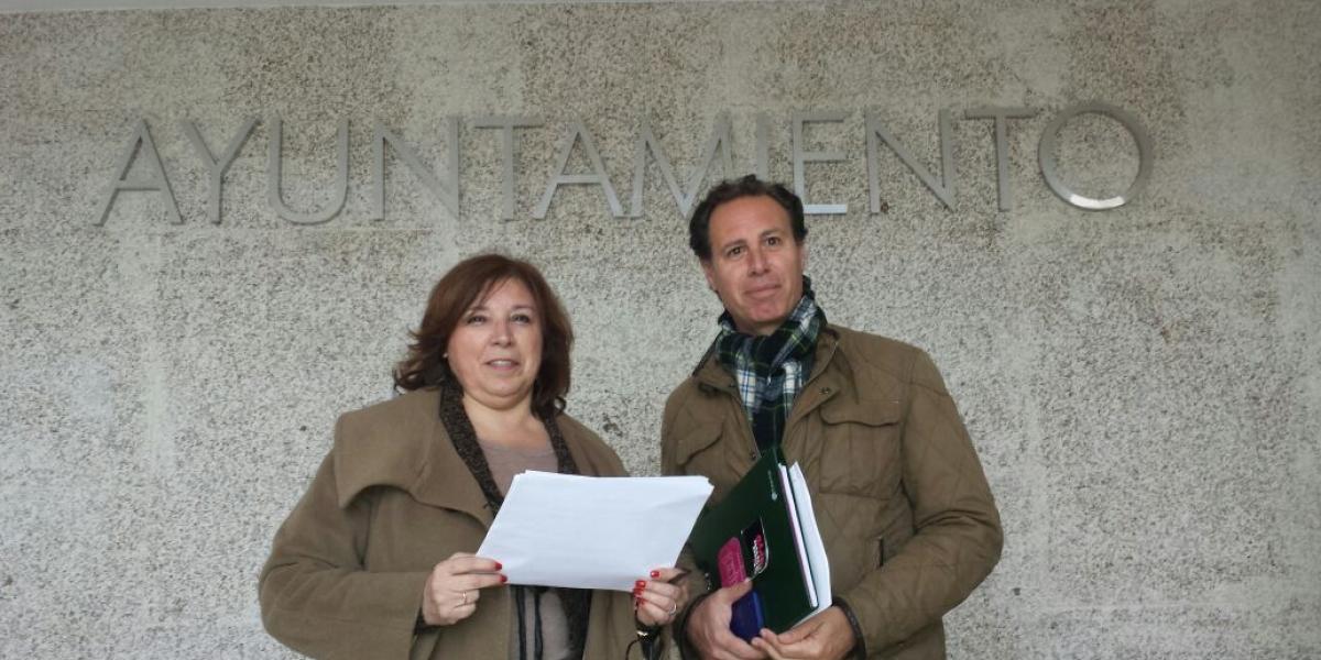 Rueda de prensa con Milagros Domínguez, portavoz de UPyD