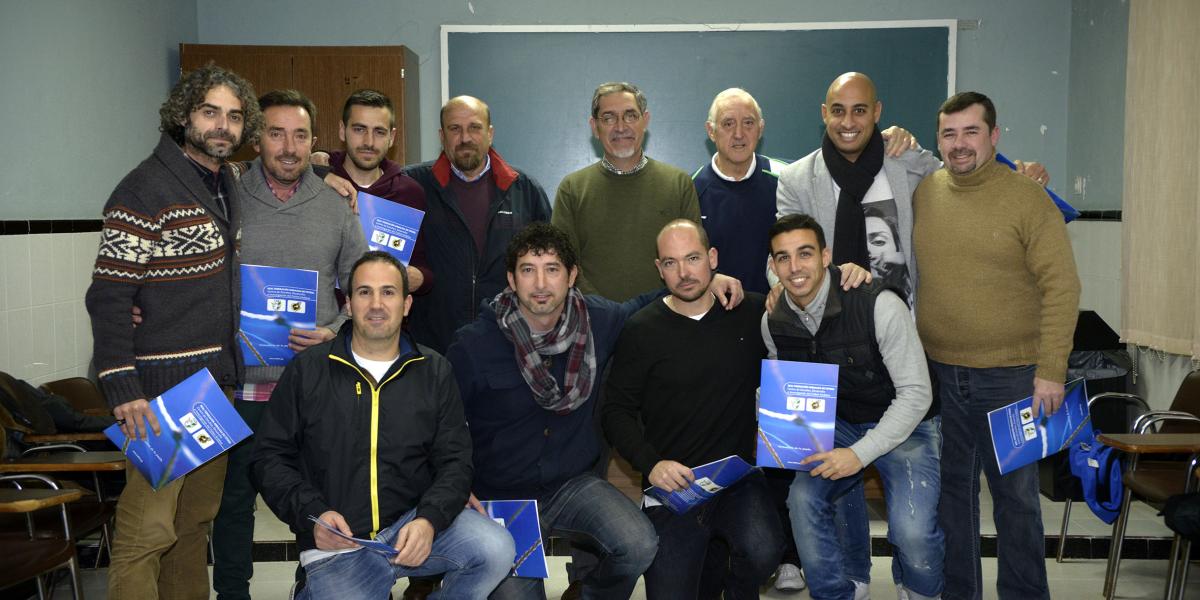 Alumnos del I Curso de Entrenadores de Fútbol Base Nivel I