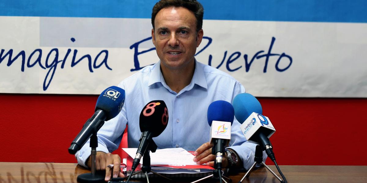 El portavoz del PSOE, David De la Encina.