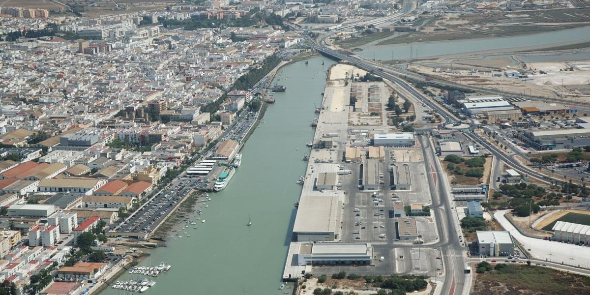 Vista aérea de El Puerto de Santa María