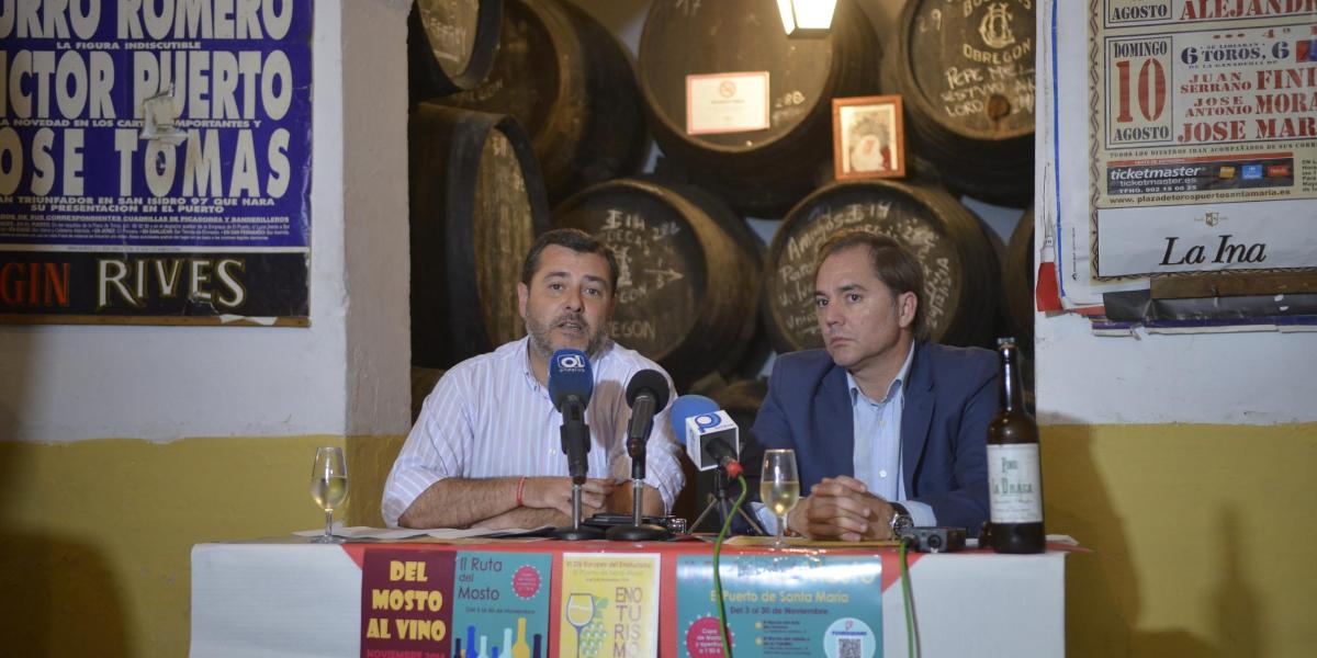 Alfonso Candón y Raúl Capdevila presentan la II Ruta del Mosto.