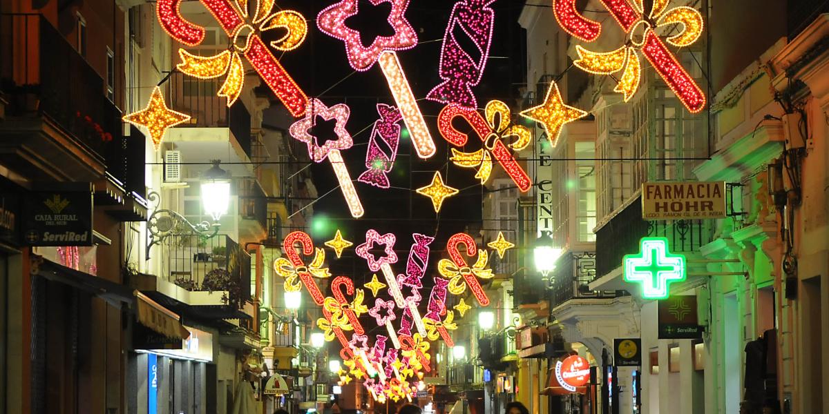 Alumbrado de Navidad en el Puerto
