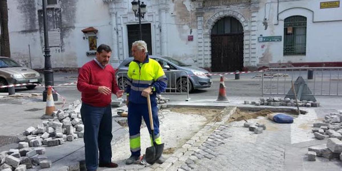 Alfonso Candón en la calle Palacios.