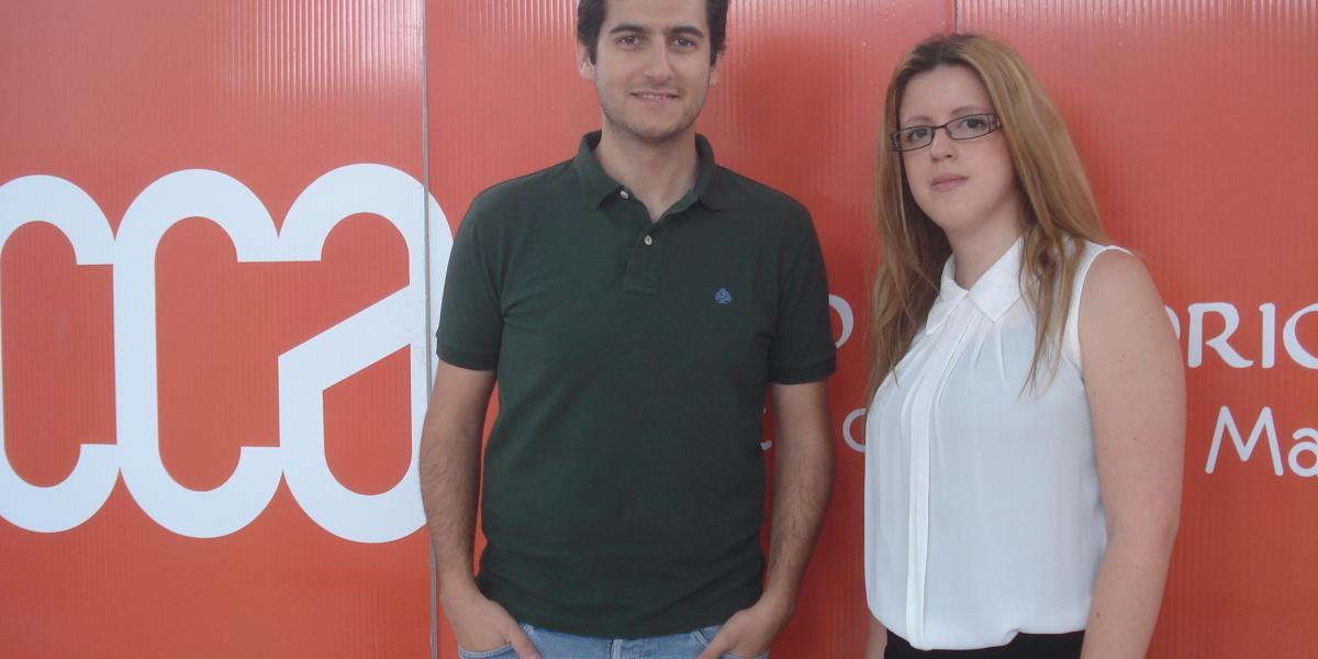 Miguel Ángel Moreno y Natalia, de UCC.