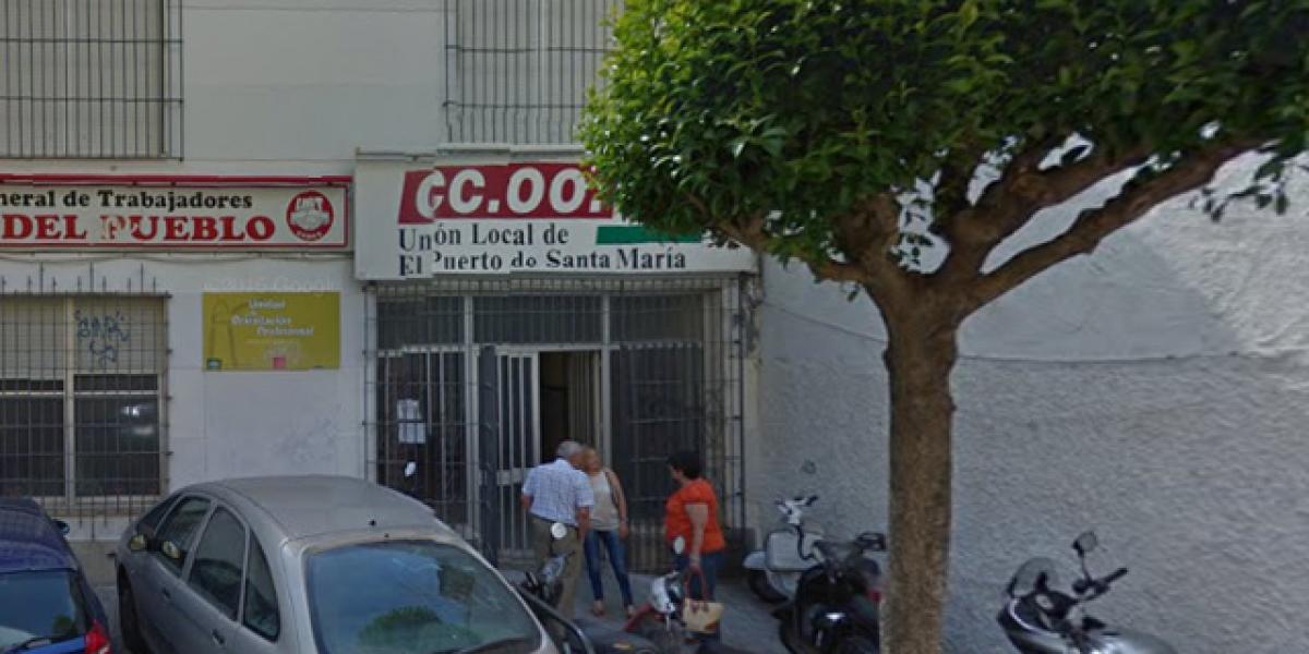 Fachada de la sede de CCOO.