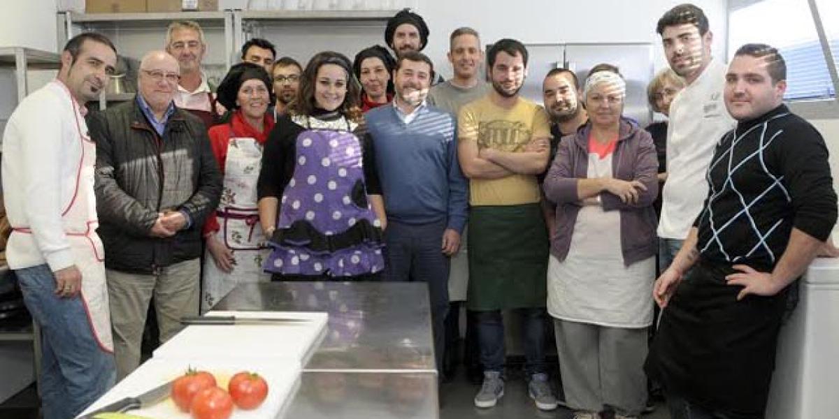 Curso de Cocina en el Centro Cívico.