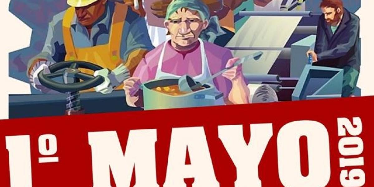 Una parte del cartel anunciador.