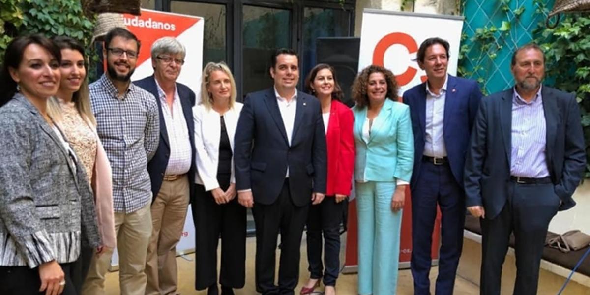 Una imagen del evento político de ayer.