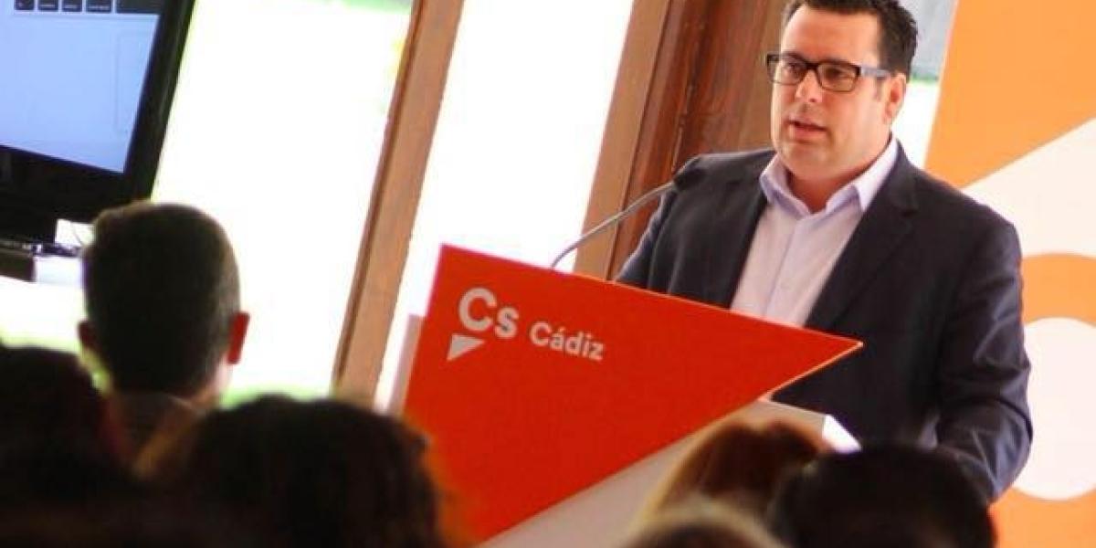 Juan Antonio (Curro) Martínez en una imagen de un evento de Cs de Cádiz.