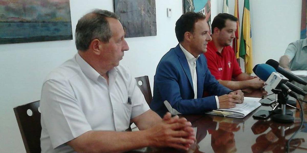 José Antonio Oliva, David de la Encina y Antonio Fernández.