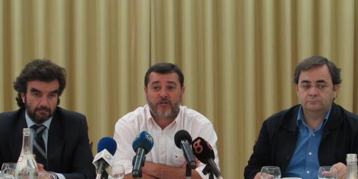 Millán Alegre, Alfonso Candón e Isidoro Seco.