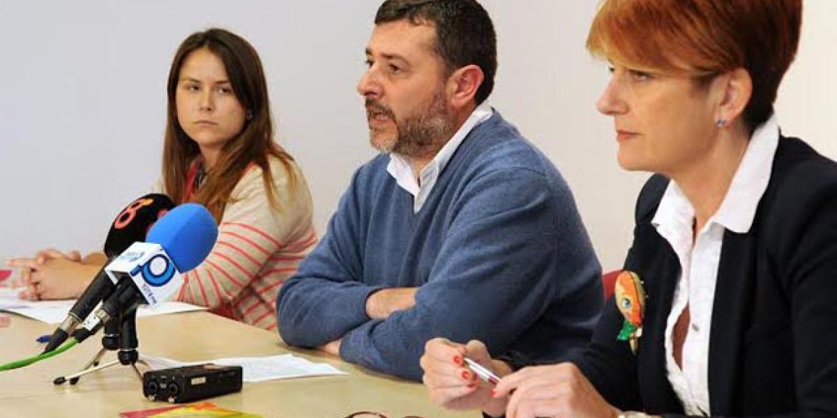 En el centro, Alfonso Candón, y a la derecha, Mariola Tocino.