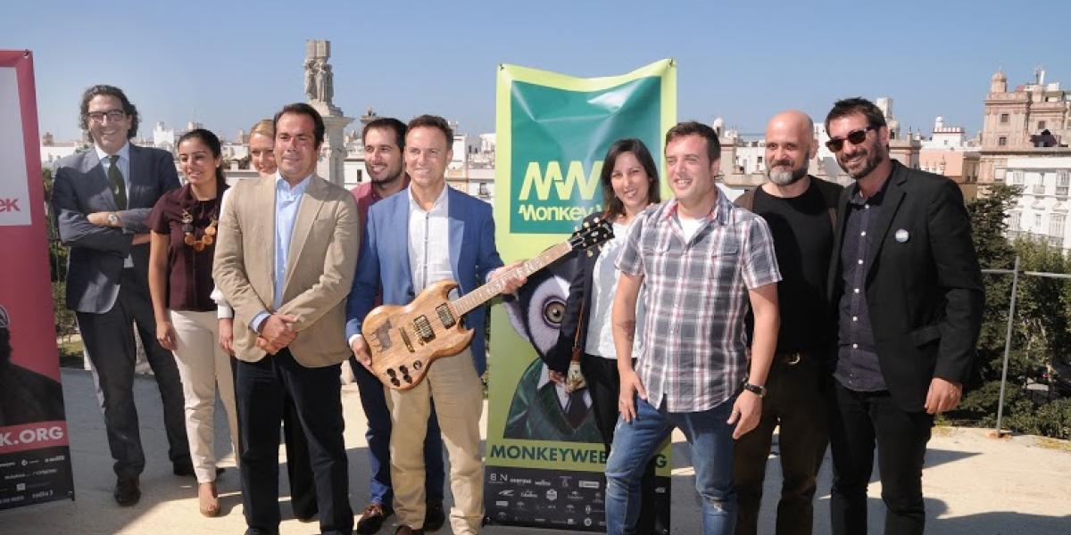 Presentación del Monkey Week en Cádiz.