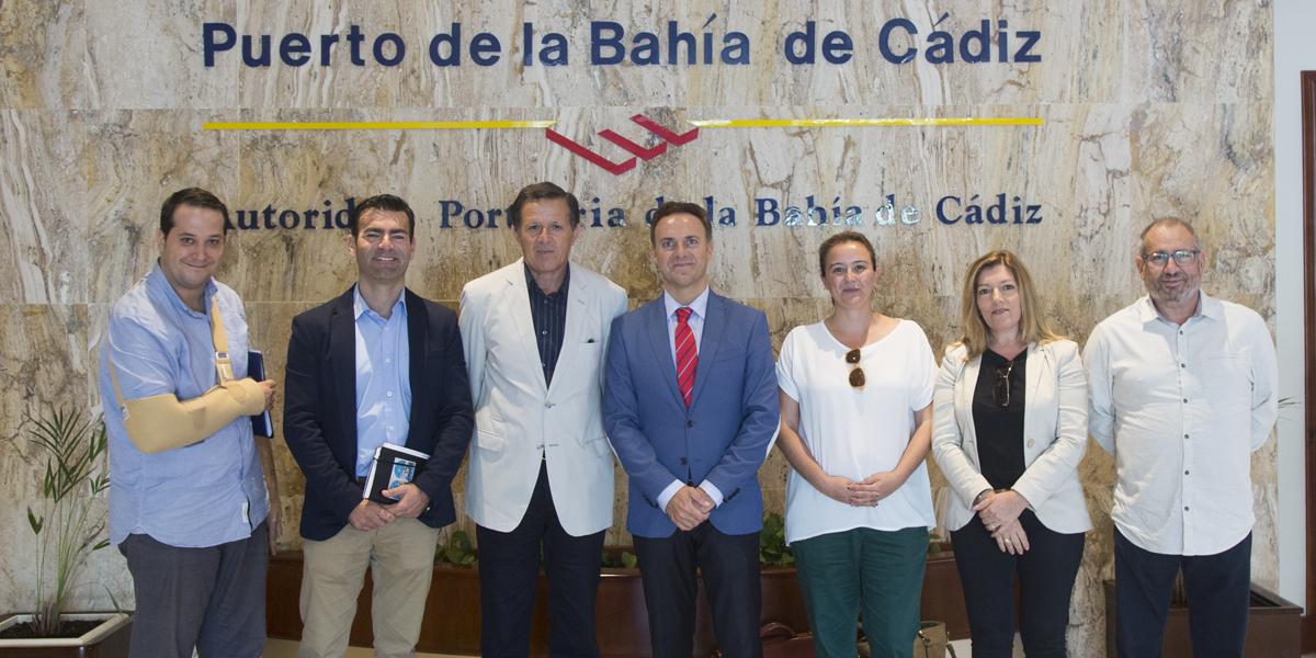 Reunión en la Autoridad Portuaria.