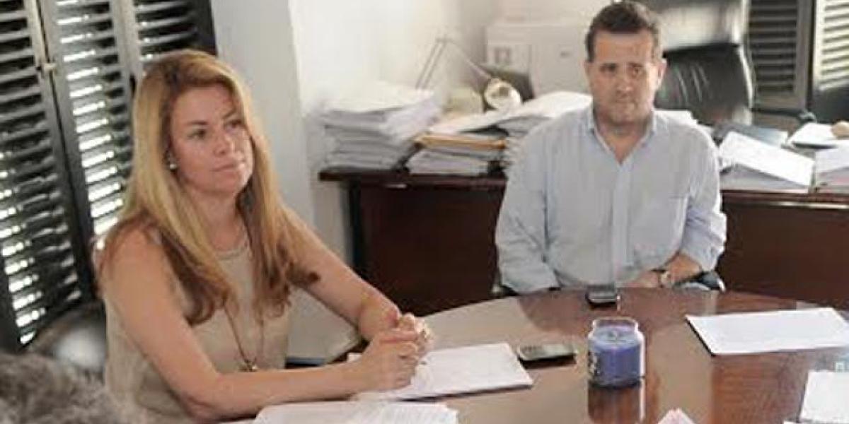 Leocadia Benavente y José Galán.