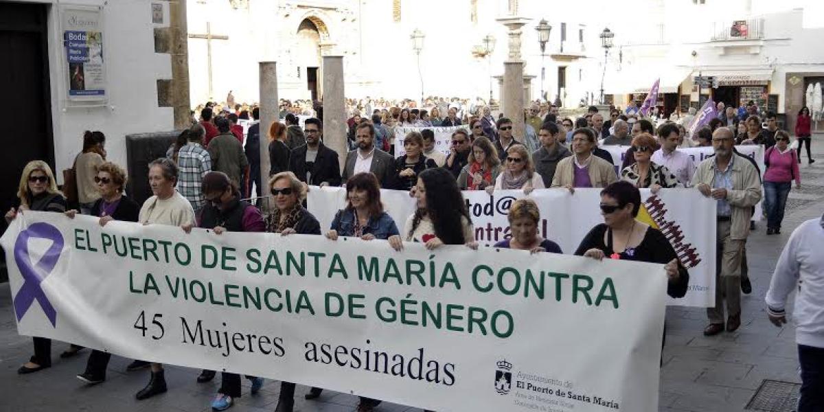 Manifestación contra la violencia de género del 25 de noviembre de 2014.