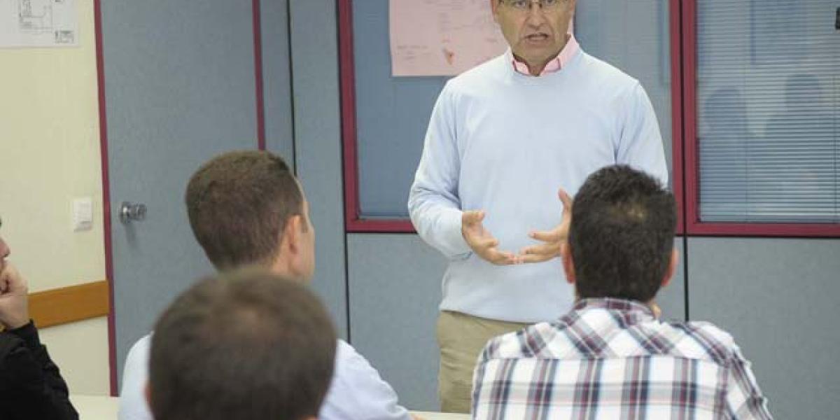 Jesús González en un curso de formación.