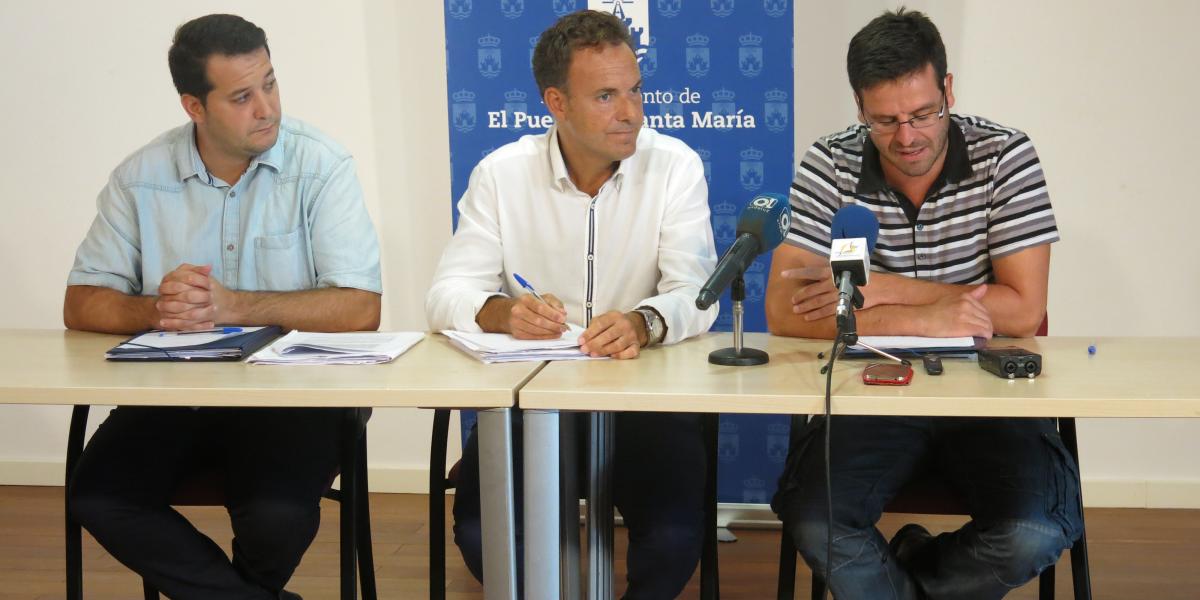 Antonio Fernández, David de la Encina y Javier Botella.