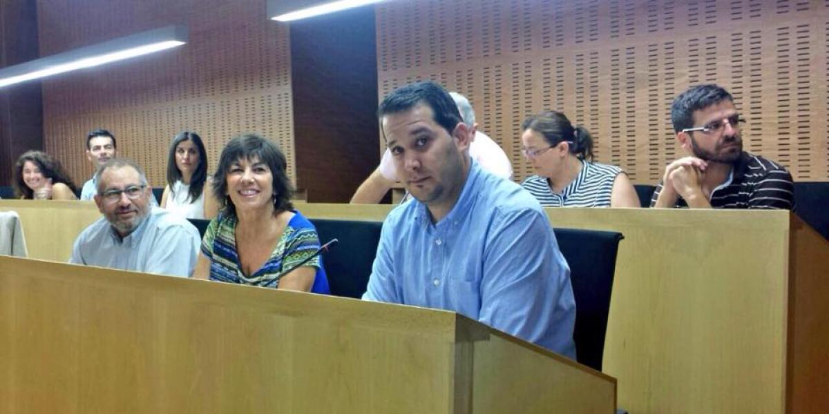 Concejales de IU.