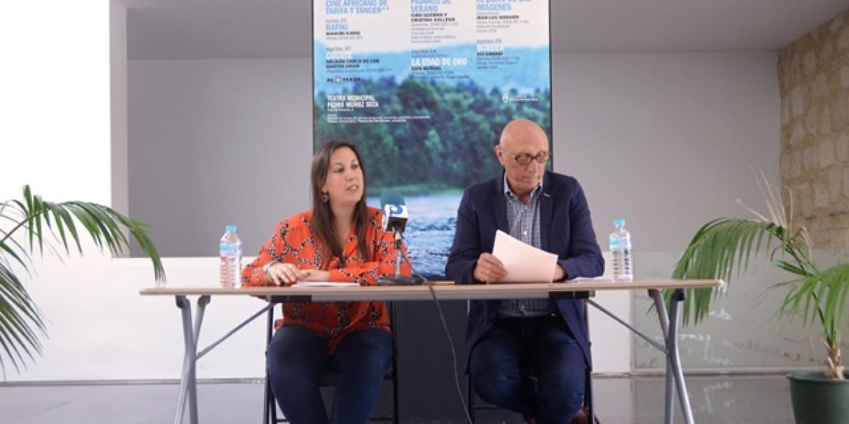 Un instante de la rueda de prensa celebrada para presentar la nueva edición de la Cinemateca.
