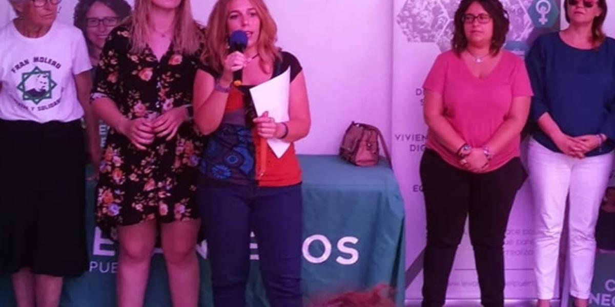 Un instante de la presentación de la candidatura de Levantemos El Puerto.