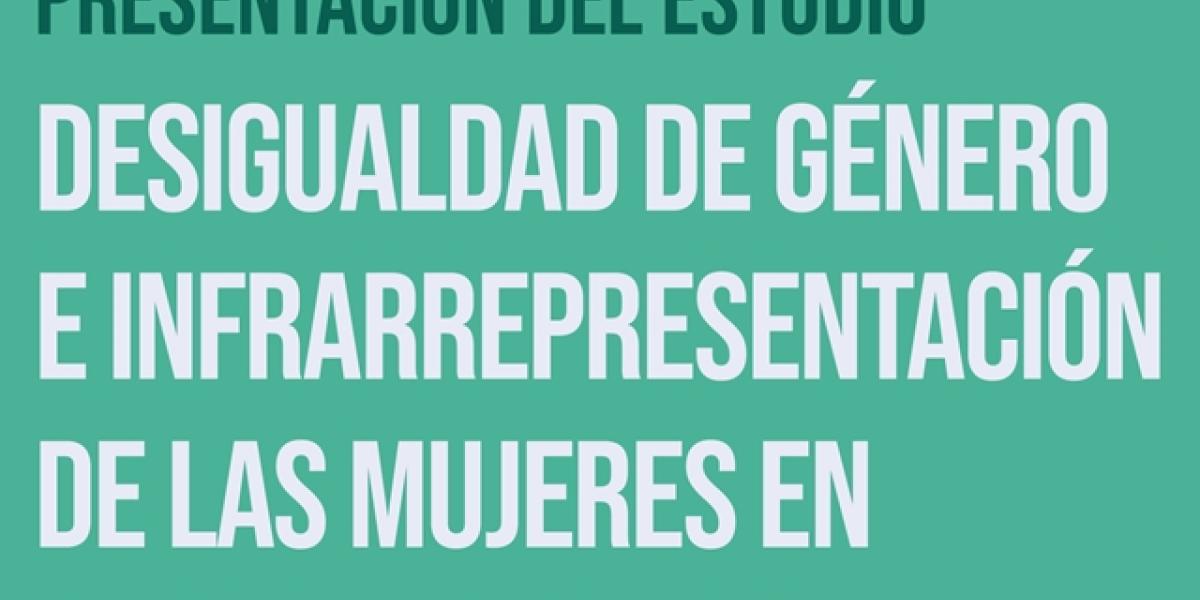 Cartel anunciador de la presentación del estudio.