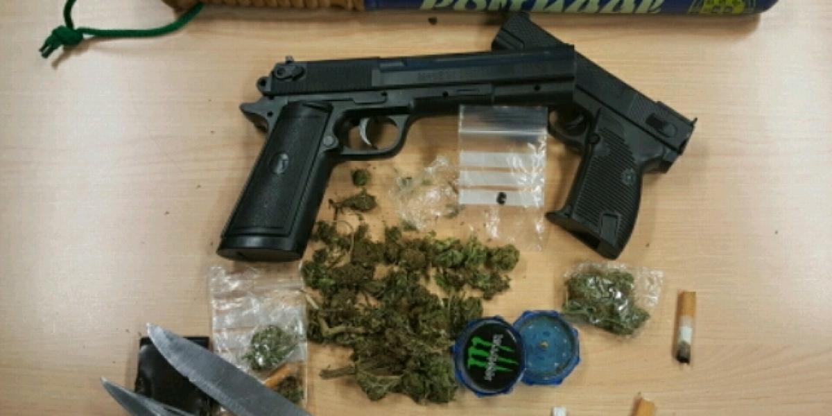 Armas incautadas.