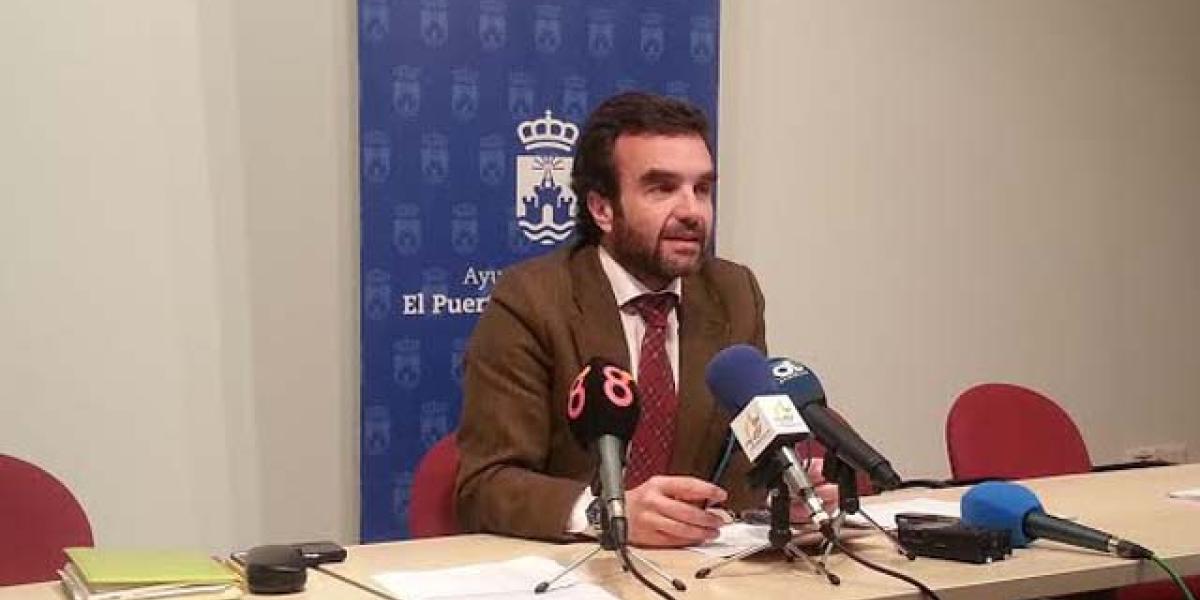 El edil de Fiestas, Millán Alegre.