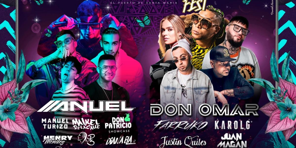 El cartel al completo del II Puro Latino Fest.