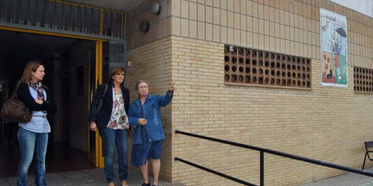 María Antonia Martínez en el Colegio Luisa de Marillac.