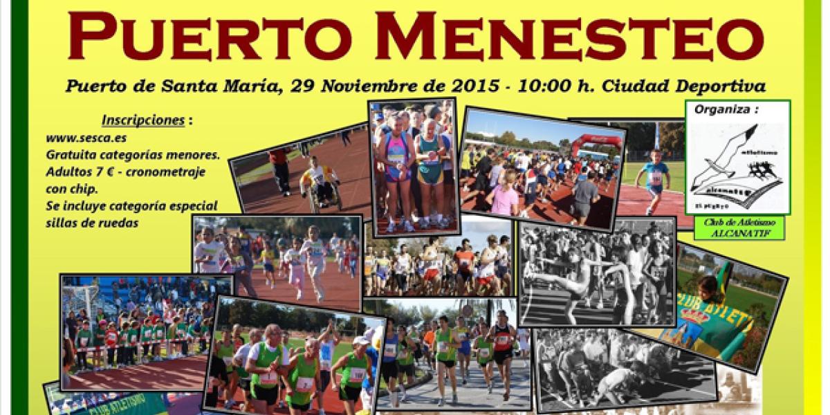 Cartel de la XXI Carrera Puerto Menesteo.