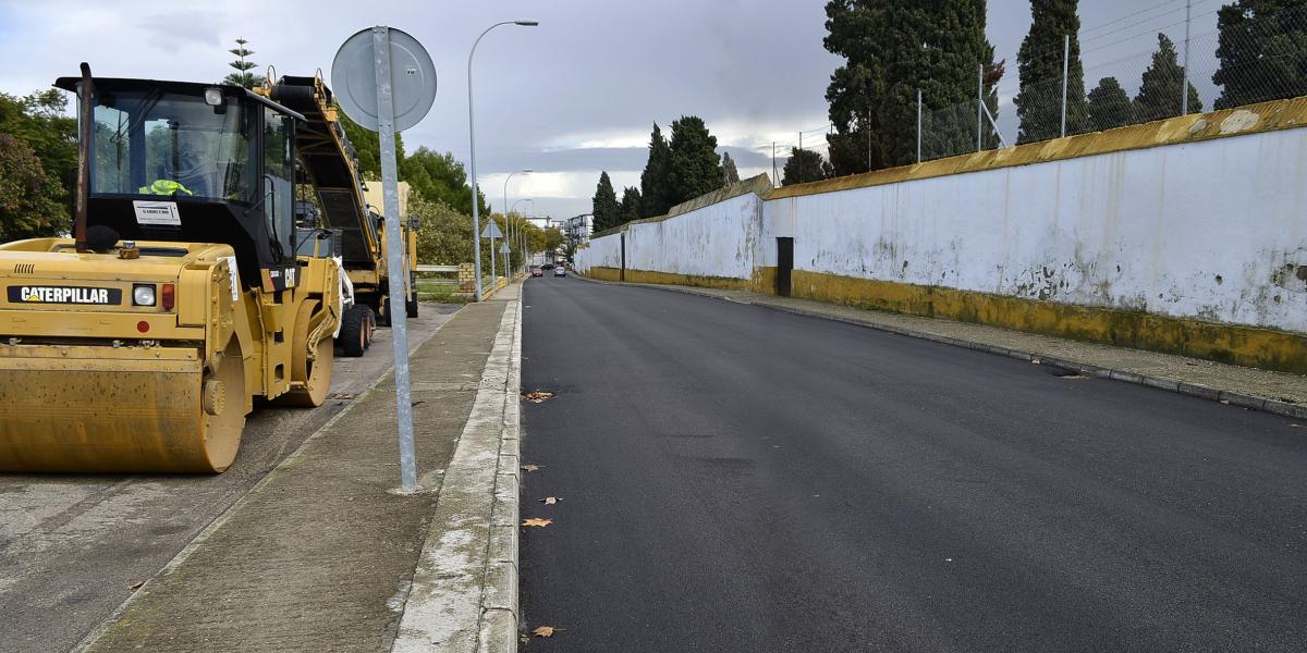 Obras en la Avenida del Ferrocarril