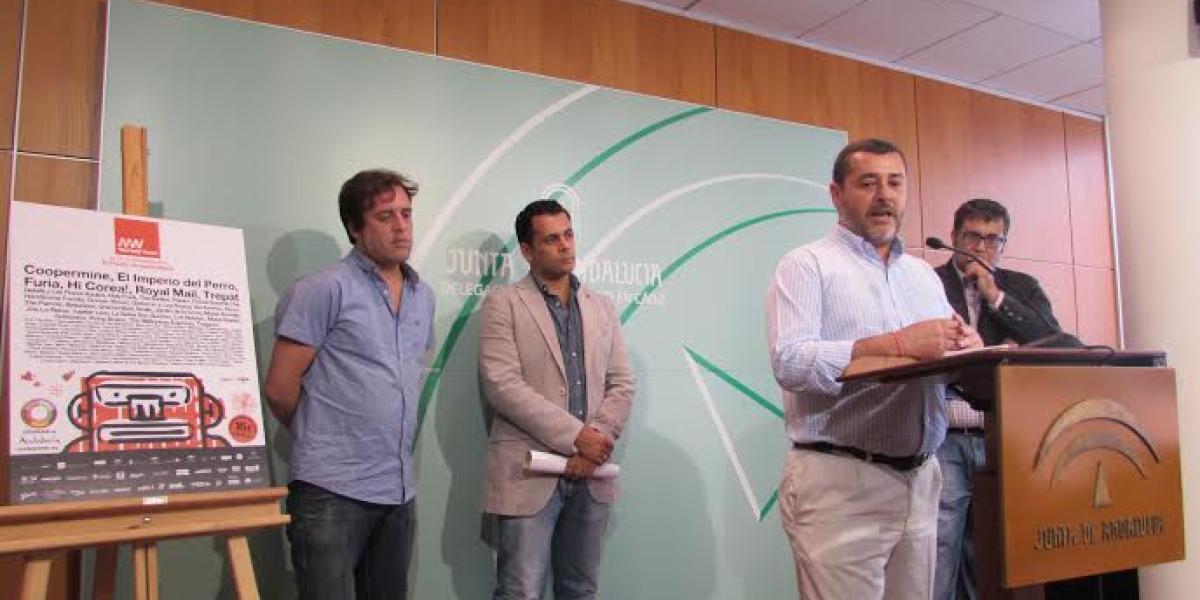 Alfonso Candón en la presentación del Monkey Week.