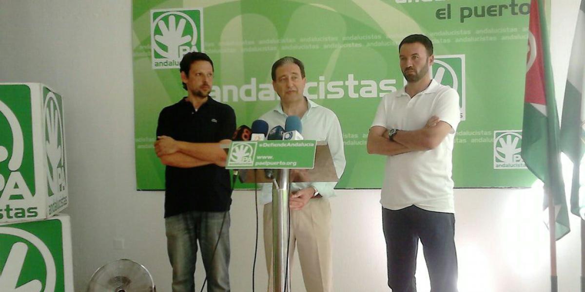 Daniel Neto, Jesús González y Justo Torres.