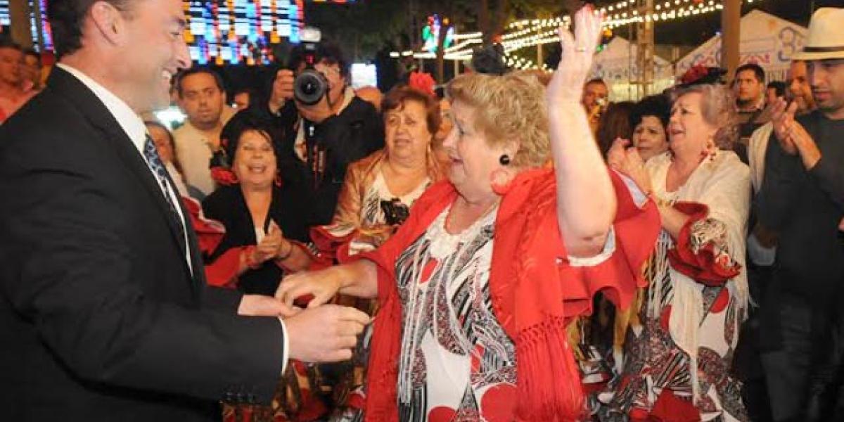 Greg Pekkari en la inauguración de la Feria 2014.