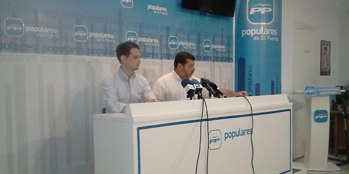 Damián Bornes y Alfonso Candón en rueda de prensa.