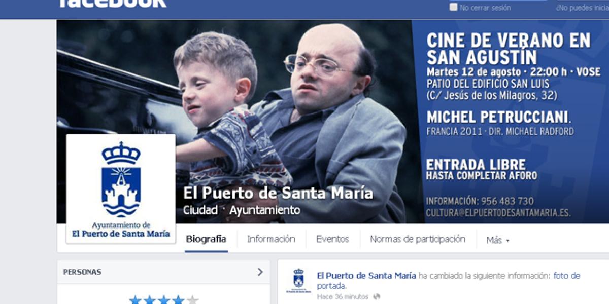 Portada de la fanpage del Ayuntamiento de El Puerto en Facebook.