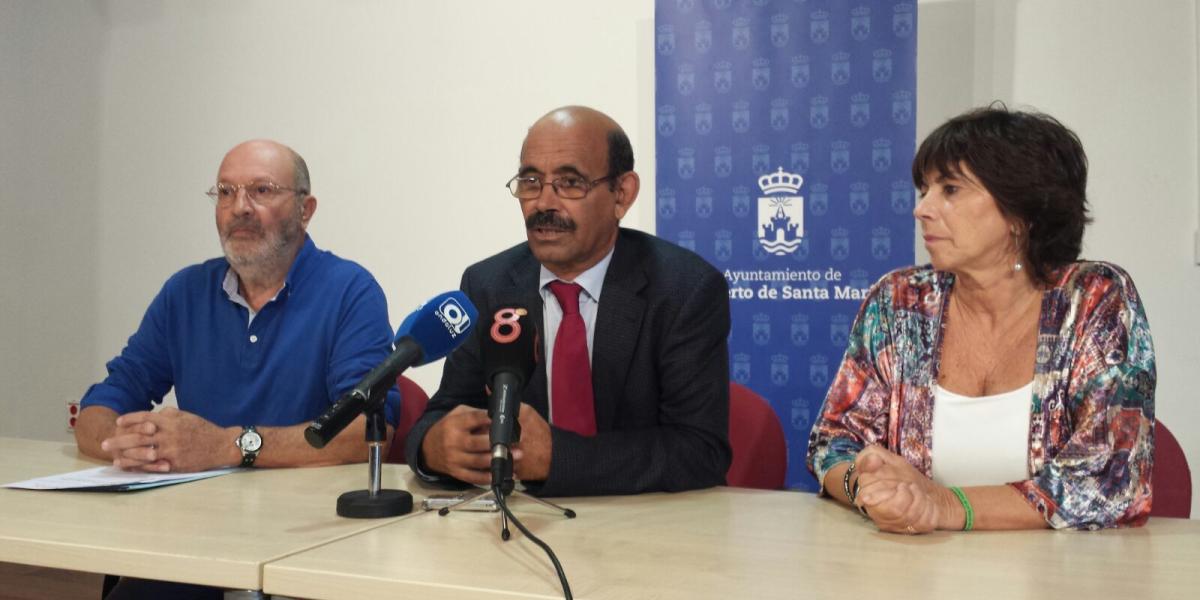 Rueda de prensa sobre cooperación en el Sáhara.