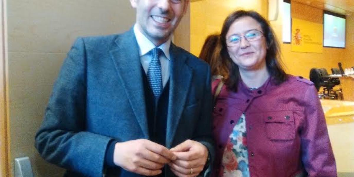 María José Marín en el Ministerio.