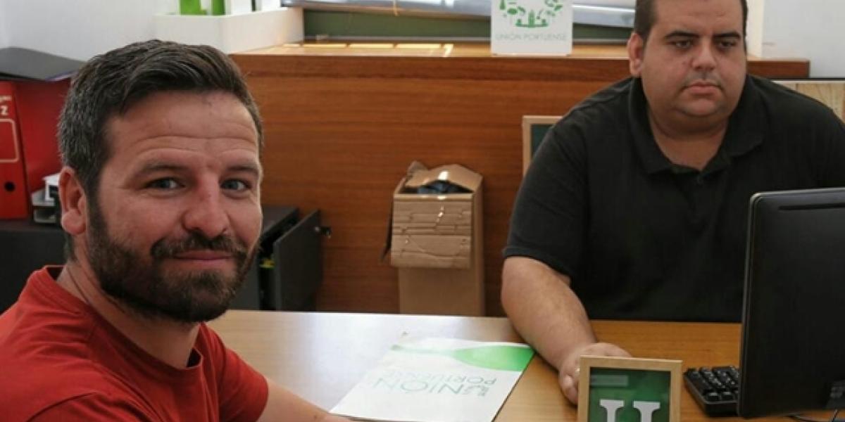 Javier Botella junto a José Manuel Caballero.