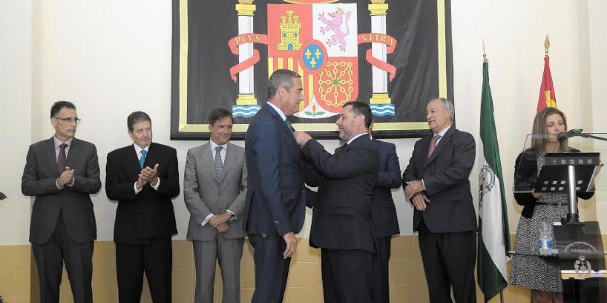 Alfonso Candón durante el día de Nuestra Señora de la Merced en el Centro Penitenciario Puerto III.
