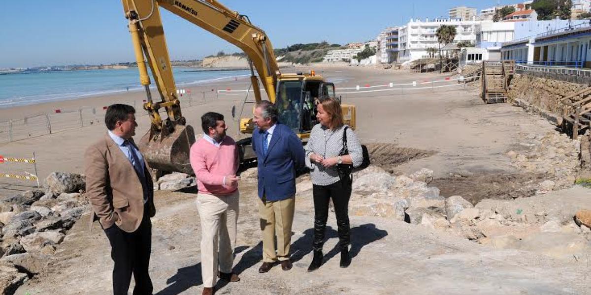 Patricio Poullet, Alfonso Candón, Javier De Torre y Marta Rodríguez en Fuentebravía.