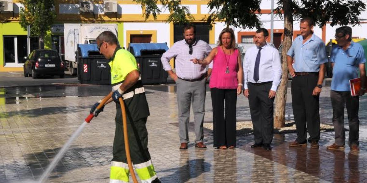 Dispositivo especial de limpieza en El Tejar.